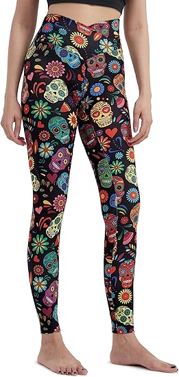 sissycos - sugar skull leggings for women
