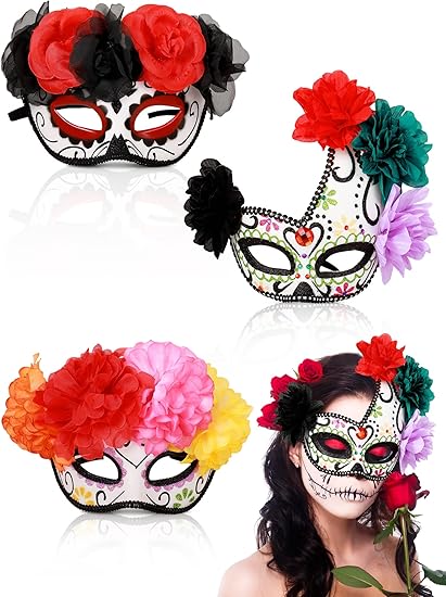 Sratte - sugar skull face mask