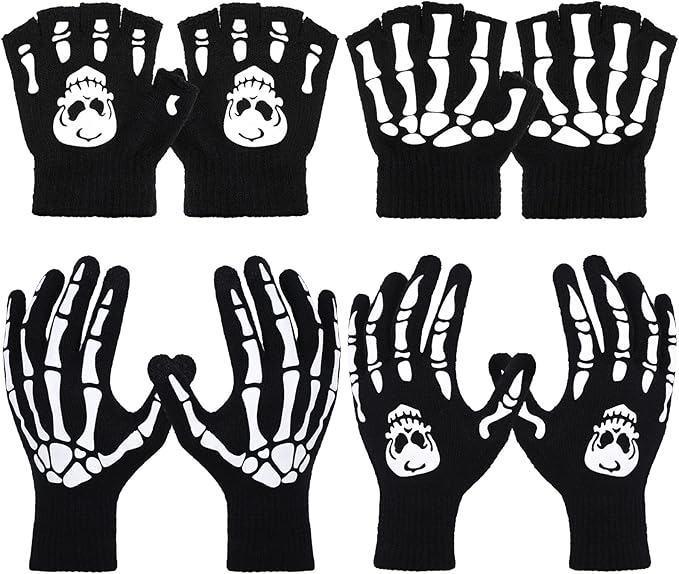 Bencailor - sugar skull winter gloves
