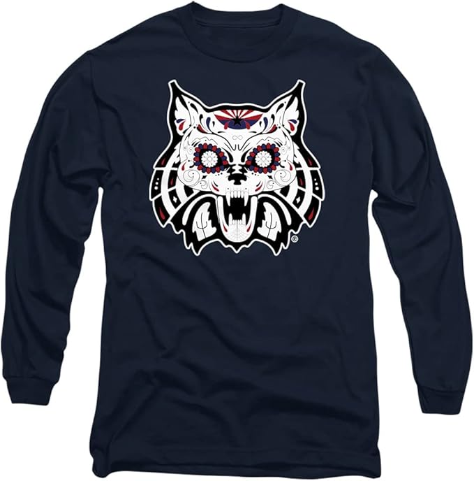 LOGOVISION - sugar skull long sleeve shirt mens