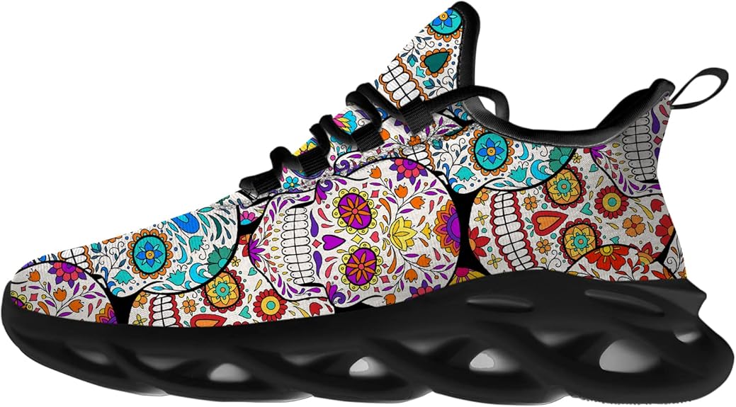 Ciadoon - sugar skull sneakers womens