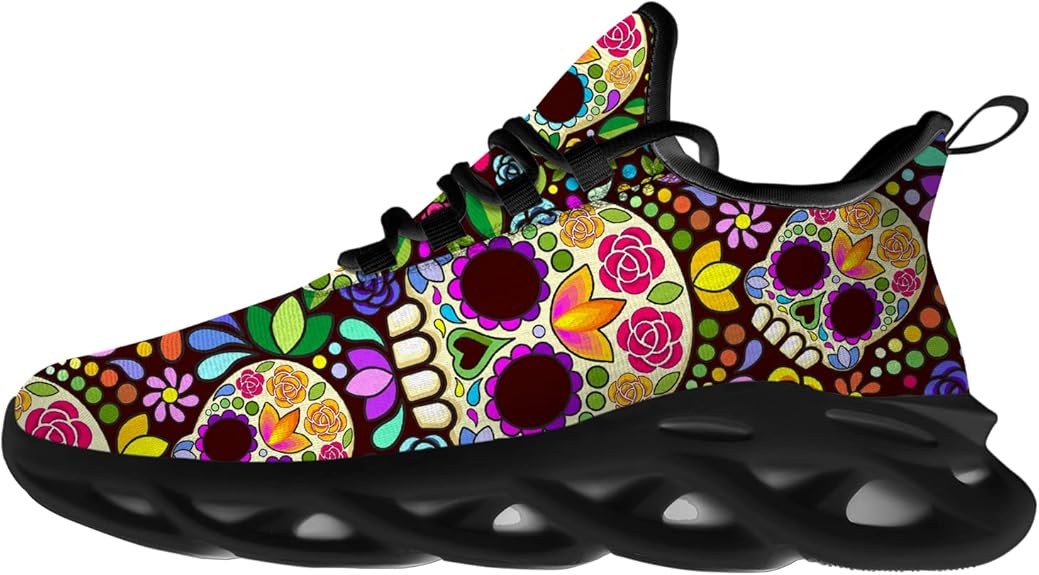 Ciadoon - sugar skull sneakers womens