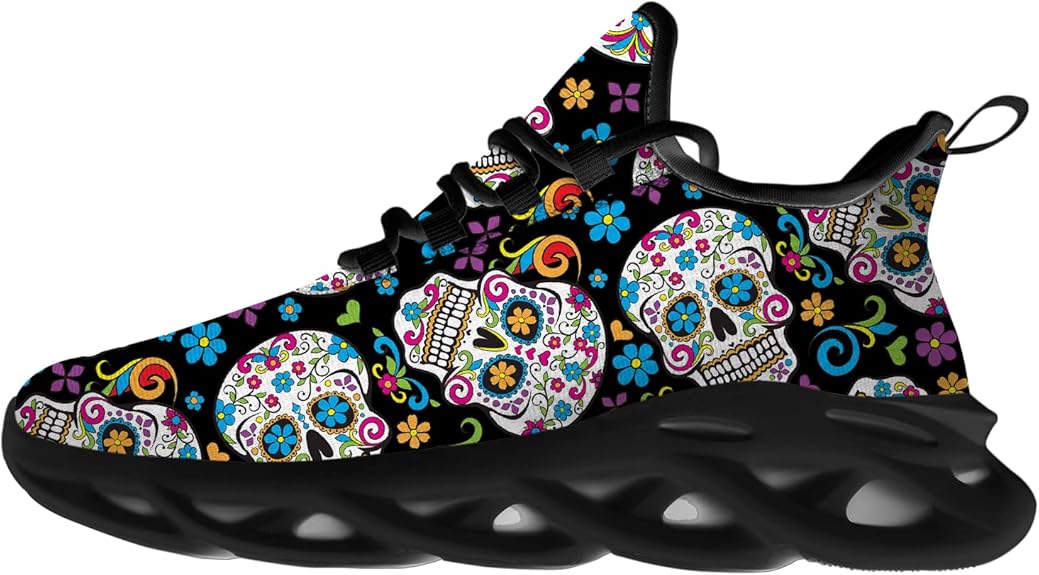 Ciadoon - sugar skull sneakers womens