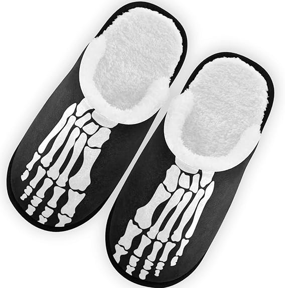 Glaphy - sugar skull slippers womens