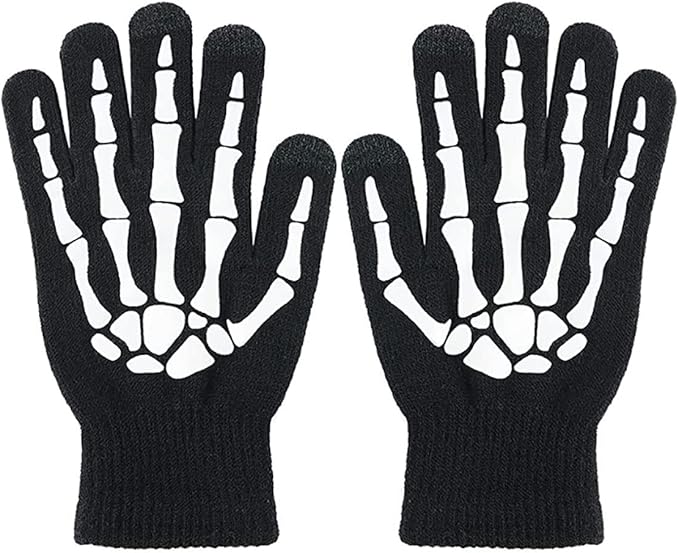 Ayhcclth - sugar skull winter gloves