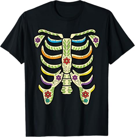 Halloween Shirts For Women Men Kids Boys Girls - sugar skull t-shirt womens