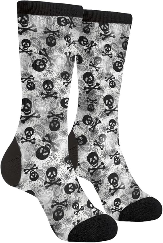 juniissl - sugar skull socks womens