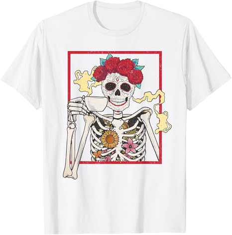 Skeleton Gloves Apparel - sugar skull winter gloves