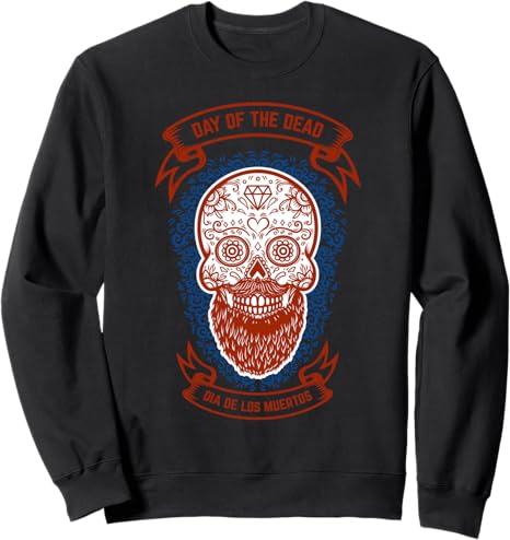 Halloween Sugar Skull 2022 - sugar skull sweatshirt womens