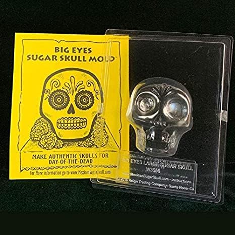 Big Eyes - Mexican Sugar Skull Mold - sugar skull garden decor