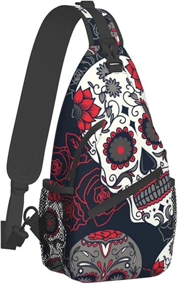Hiking Daypacks Crossbody Shoulder Bag,Adjustable Strap High Capacity,For Men Women Outdoor Cycling Travel - sugar skull handbags for sale