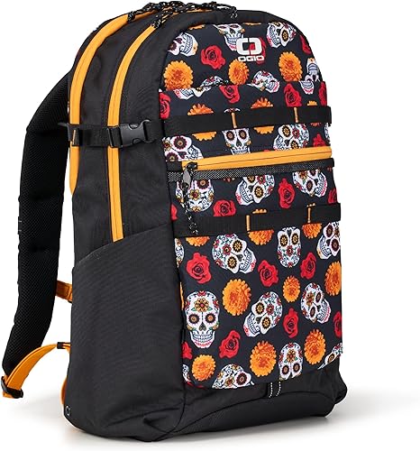 Alpha Backpack (20 Liter, Sugar Skulls) - best sugar skull backpack