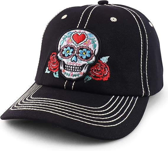 Trendy Apparel Shop - sugar skull beanie