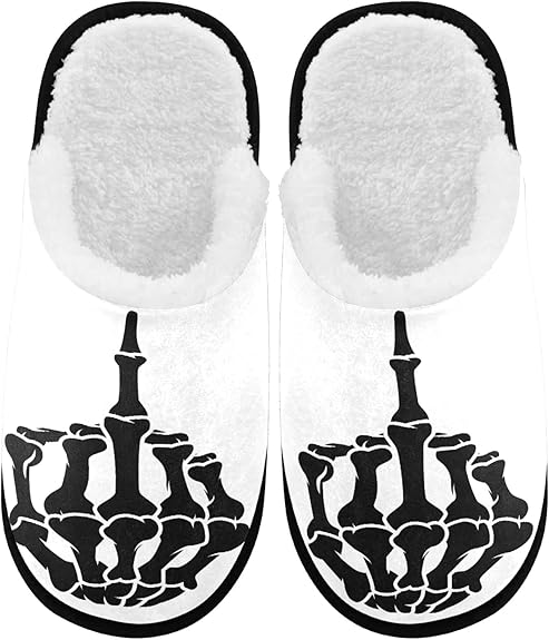 visesunny - sugar skull slippers womens