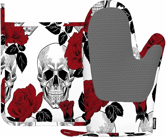 Mxocom - sugar skull winter gloves