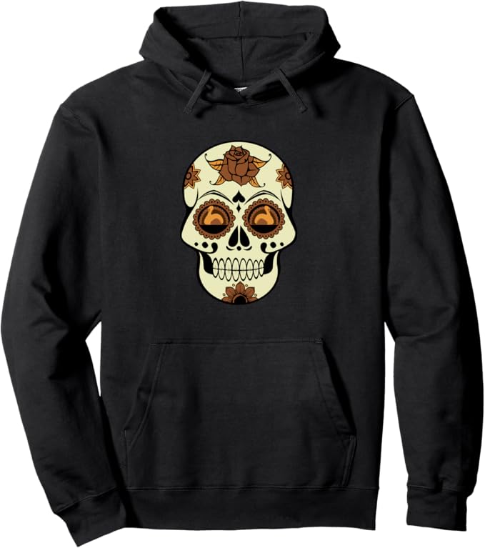 Lucky Skull Thanksgiving Co. - sugar skull sweatshirt womens