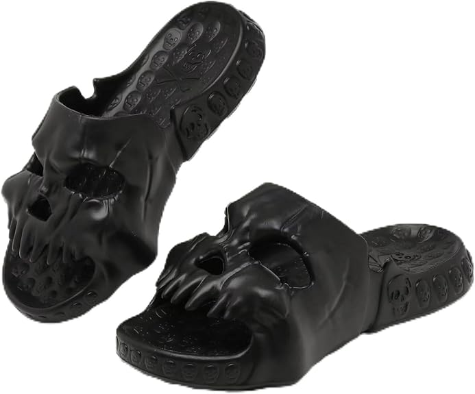 Cheval - sugar skull flip flops womens