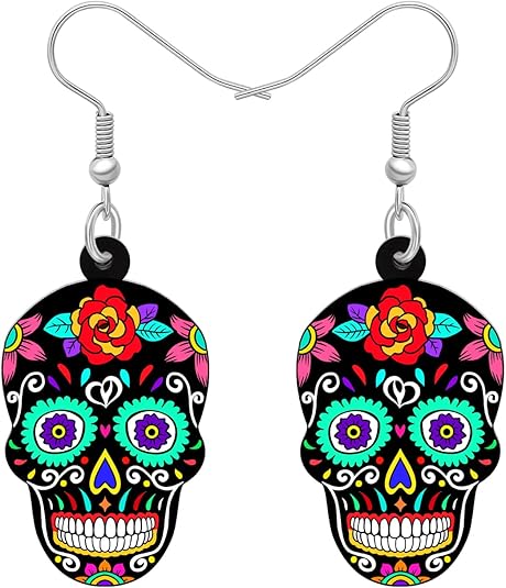 NEWEI - sugar skull t-shirt womens