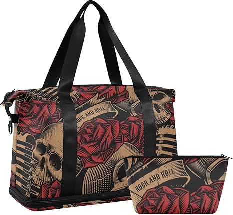 ALAZA - sugar skull luggage set