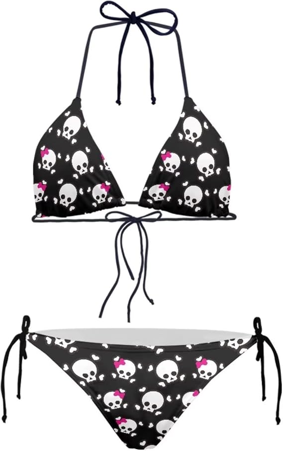 JEOCODY - sugar skull bikini set