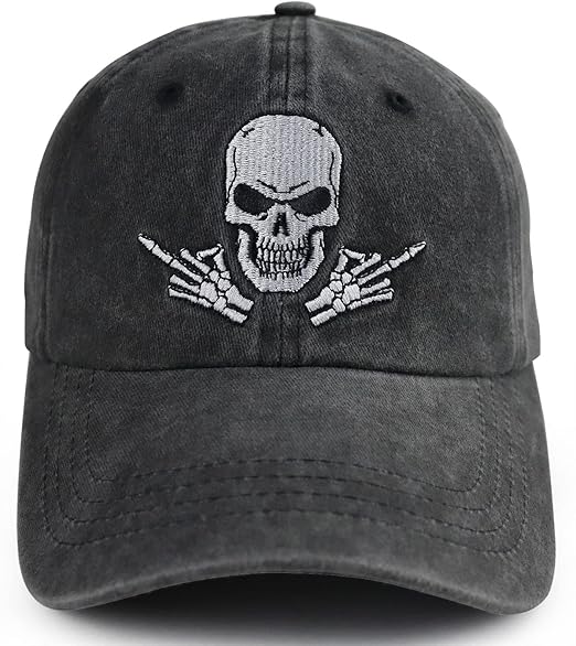 Vxchkerm - sugar skull beanie