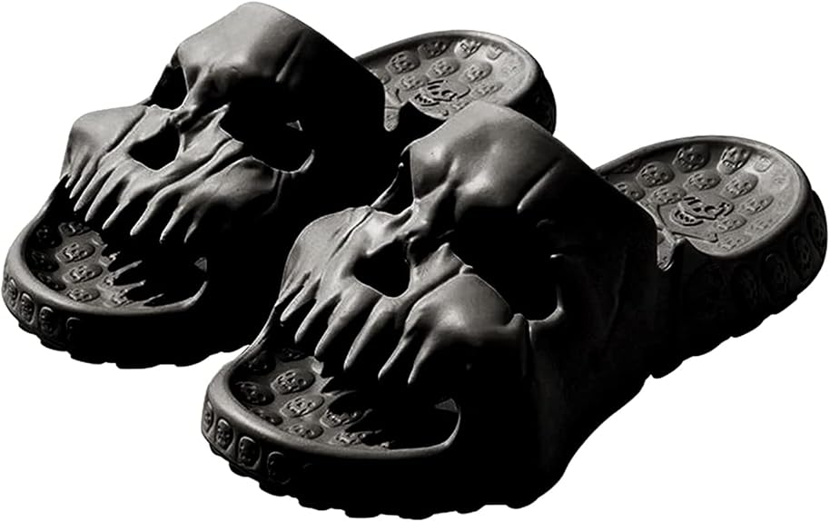 CEINOM - sugar skull slippers womens