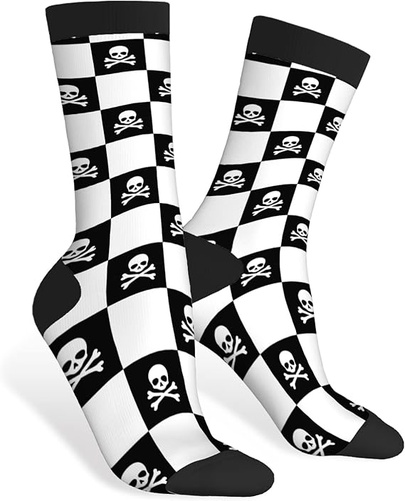 AOYEGO - sugar skull socks womens