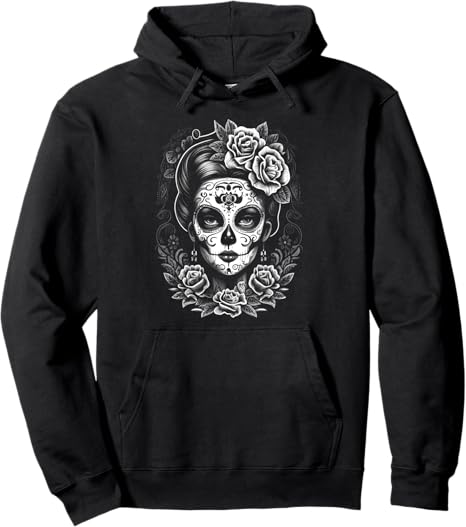 Everskull - sugar skull sweatshirt womens