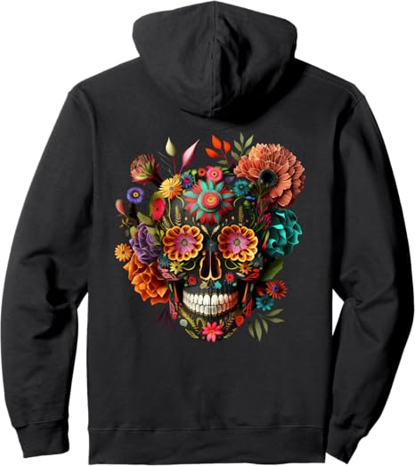 Sugar Skull & Dia de los Muertos I GRAPHIC TRENDS - sugar skull hoodie mens