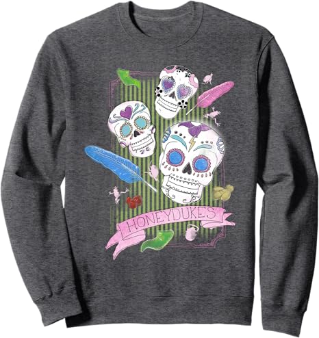 Popfunk - sugar skull sweatshirt womens
