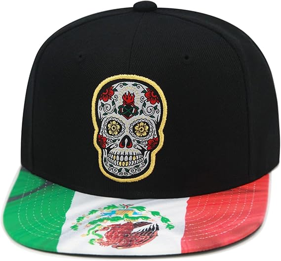 Mitchell & Ness - sugar skull beanie