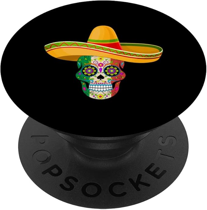 funny Sugar Mexican Skull sombrero Cinco De Mayo - sugar skull beanie
