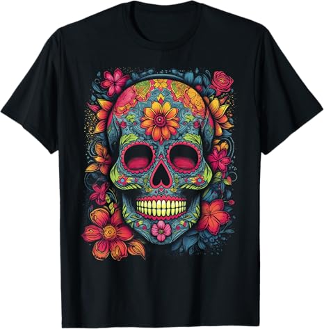 Grungees - sugar skull t-shirt womens