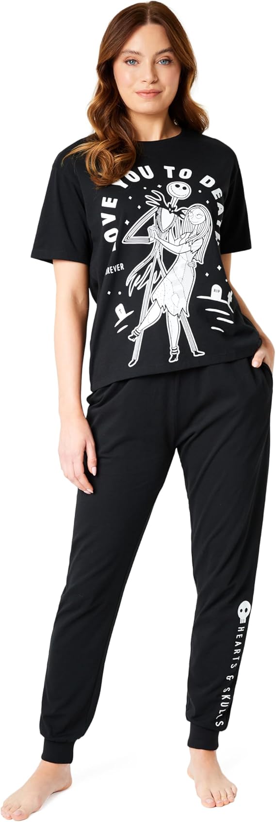 Disney - sugar skull pajamas womens