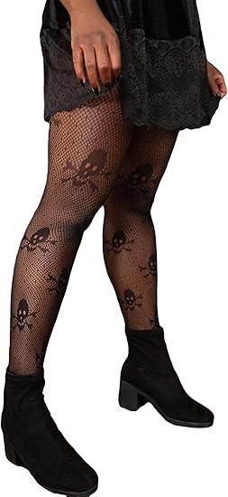 Floerns - sugar skull leggings for women