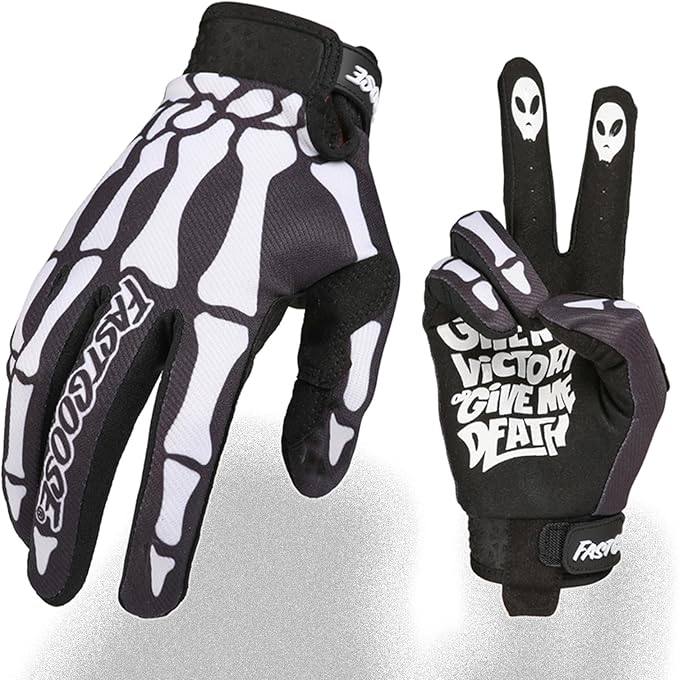 FASTGOOSE - sugar skull winter gloves