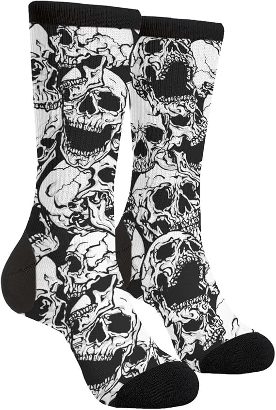 MINIOZE - sugar skull socks womens