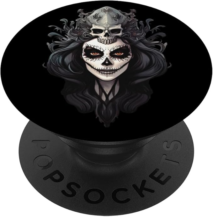 Striking Latin Female Beauty Graphic Skull Tees - sugar skull face mask