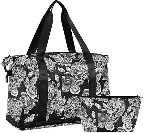 senya - sugar skull luggage set