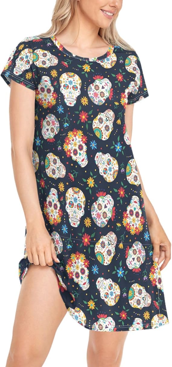 Naanle - sugar skull dress womens
