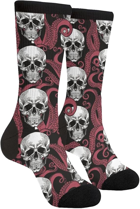 Sigouyinei - sugar skull socks womens