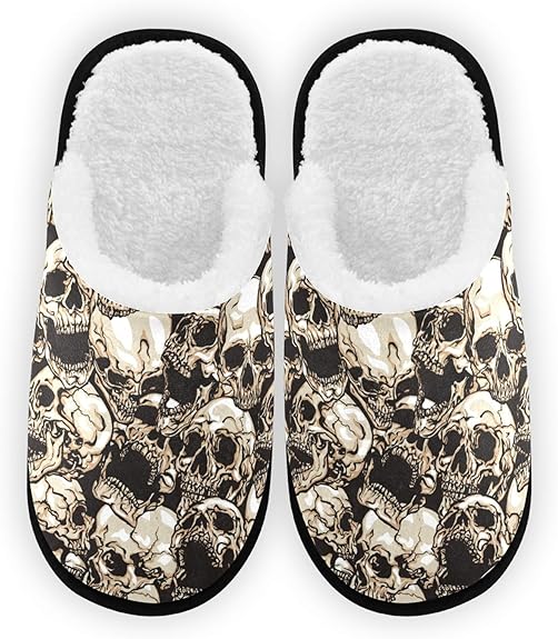 Umidedor - sugar skull slippers womens