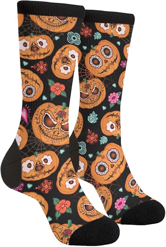 LUMANSITTER - sugar skull socks womens