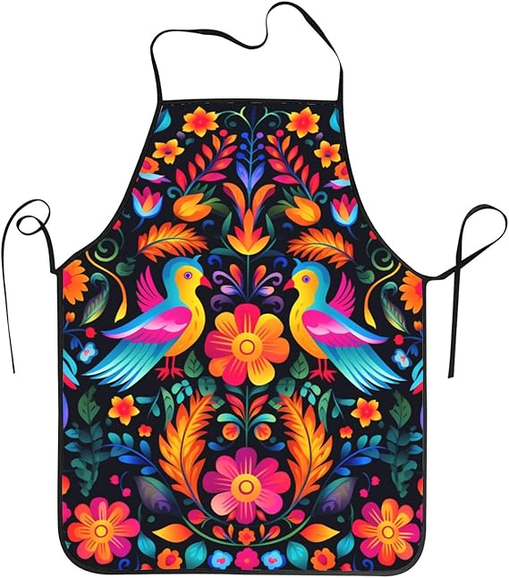 Holiday Celebration Aprons for Halloween Thanksgiving Christmas, Kitchen Cooking Grilling Apron Bib Apron - sugar skull apron for women