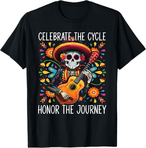 Dia De Los Muertos SteMi Apparel - sugar skull t-shirt womens