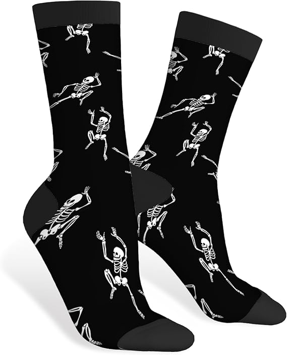 AOYEGO - sugar skull socks womens