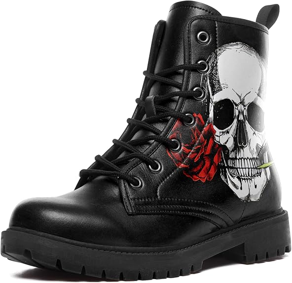 coolcustomize - sugar skull boots for women