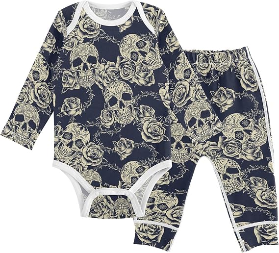 vvfelixl - sugar skull long sleeve shirt mens