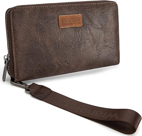 Womens Wallet Wristlet Long Purse Designer Clutch Large Capacity Credit Card Holder for Women Men - sugar skull wallets for women