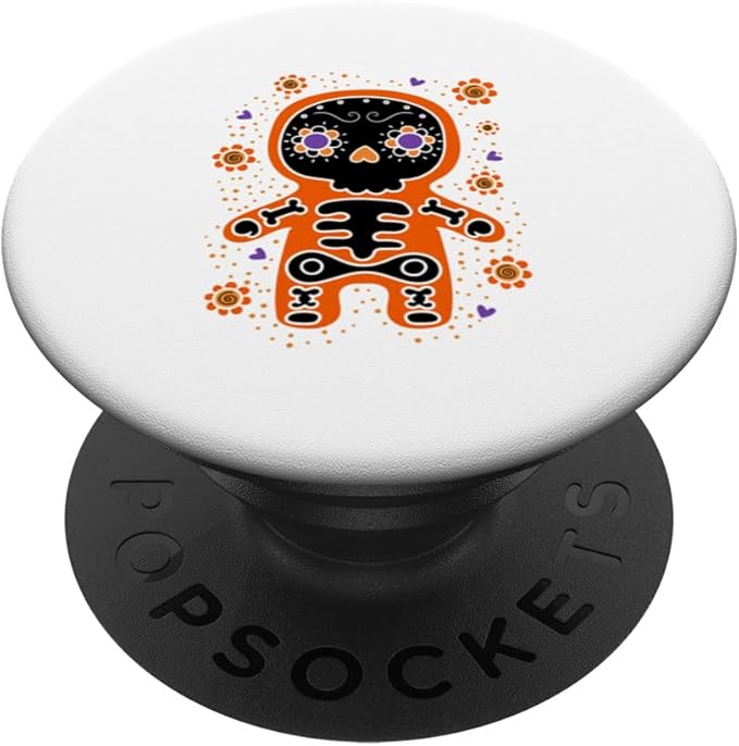 Sugar Skull Tattoo Skeleton Cute Design Halloween Costume PopSockets Standard PopGrip - sugar skull temporary tattoo